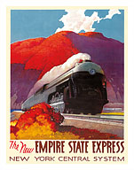 The New Empire State Express - Hudson River Valley - Fine Art Prints & Posters