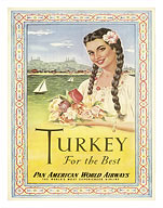 Turkey - For the Best - Pan American World Airways - Fine Art Prints & Posters