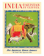 India and Pakistan by Clipper - Pan American World Airways - Fine Art Prints & Posters