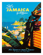 Pan Am - Jamaica by Clipper - Pan American World Airways - Fine Art Prints & Posters