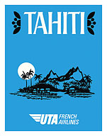 Tahiti - UTA (Union des Transports Aériens) - French Airlines - Fine Art Prints & Posters