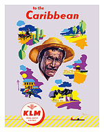 KLM to the Caribbean - KLM Royal Dutch Airlines - Fine Art Prints & Posters