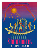 The Solar Boats - Egypt & U.A.R. (United Arab Republic) - Egyptian Sun God - Fine Art Prints & Posters