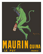 Maurin Quina - Quinina Apéritif - Green Devil - Le Puy, France - Giclée Art Prints & Posters