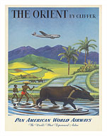 The Orient by Clipper - Pan American World Airways - Fine Art Prints & Posters
