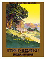 Font-Romeu - Odeillo - Chemins de fer du Midi (French Railway Company) - Fine Art Prints & Posters