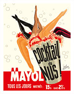 Cocktail de Nus! (Cocktail of Nudes!) - Concert Mayol Cabaret - Paris, France - Giclée Art Prints & Posters