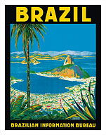 Brazil - Rio de Janeiro - Brazilian Information Bureau - Fine Art Prints & Posters