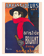 Ambassadeurs: Aristide Bruant dans son Cabaret (Ambassadors in his Cabaret) - Art Nouveau - Fine Art Prints & Posters