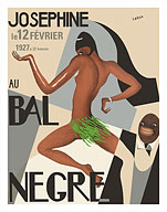 Josephine Baker - Au Bal Negre (The Black Ball) - le 12 Février 1927 (February 12, 1927) - Giclée Art Prints & Posters