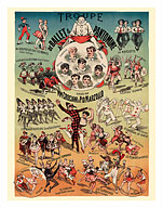 Ballet and Pantomime Troupe - Directed by M.M. Crociani and Pio Marzollo - Fine Art Prints & Posters