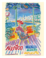 Menton, France - Mer Monts et Merveille (Mountains and Sea Wonder) - Fine Art Prints & Posters