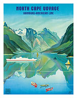 North Cape Voyage - Hapag-Lloyd Cruises - Norway Fjord Cruise - HAPAG (Hamburg-American Line) - Fine Art Prints & Posters