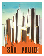 São Paulo - Brasil (Brazil) - Skyline - Fine Art Prints & Posters