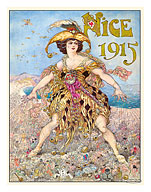 Nice Carnival 1915 - France - Fine Art Prints & Posters