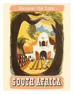 South Africa - Discover the Cape - South African Vineyard and Winery - Cape Town - Fine Art Prints & Posters