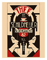 Thee (Tea) - Schildmeijer Cafe - Amsterdam, Netherlands - Art Deco - Giclée Art Prints & Posters