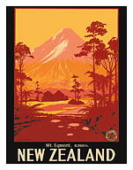 Mount Egmont (Mount Taranaki), New Zealand - Fine Art Prints & Posters
