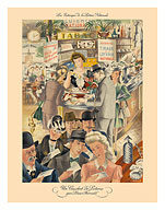 French National Loterie (La Nationale Loterie) - A Lottery Ticket Office (Un Guichet de Loterie) - Giclée Art Prints & Posters