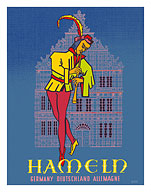 Hamelin (Hameln) - Germany (Deutschland, Allemagne) - The Pied Piper of Hamelin - Ratcatcher's House - Fine Art Prints & Posters