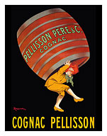 Cognac - Pellison Cognac Père et Fils Co. - Big Barrel - c. 1907 - Fine Art Prints & Posters