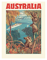 Australia, Sydney - SS Mariposa, SS Monterey - c. 1960 - Fine Art Prints & Posters