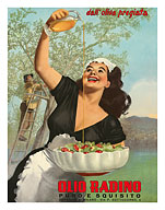 Olio Radino Italian Olive Oil - Puro e Squisito (Pure and Delicious) - Giclée Art Prints & Posters