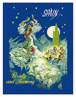 Spain - Beauty and Harmony - c. 1950's - Fine Art Prints & Posters