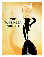 The Taittinger Moment - Champagne Advertisement featuring actress Grace Kelly - Giclée Art Prints & Posters