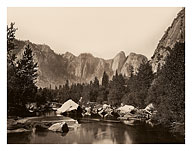 Yosemite Valley National Park, California - c. 1865 - Giclée Art Prints & Posters