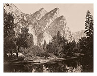 Three Brothers - Yosemite Valley, California - c. 1865 - Fine Art Prints & Posters