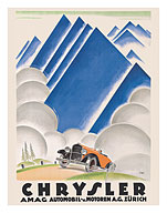 Chrysler - Across the Alps - c. 1929 - Fine Art Prints & Posters