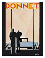 Donnet Automobile Sedan - c. 1928 - Fine Art Prints & Posters