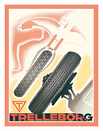 Trelleborg Swedish Tires - c. 1933 - Fine Art Prints & Posters