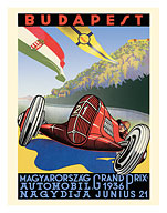 1936 Budapest Grand Prix - Hungary - Fine Art Prints & Posters