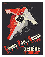 1938 Swiss Grand Prix - Circuit of Nations - Fine Art Prints & Posters