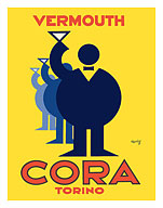Cora Vermouth - Torino, Italy - c. 1930 - Fine Art Prints & Posters