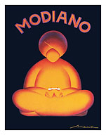 Modiano Cigarette Papers - Pasha Figure Meditating - c. 1929 - Fine Art Prints & Posters