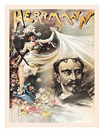 Alexander Herrmann the Great - Adelaide Herrmann, the Queen of Magic - c. 1885 - Fine Art Prints & Posters