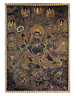 Mahakala - The Great Black Protector of Buddha - Tantric Deity - Fine Art Prints & Posters
