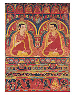 The Abbotts Of Taklung - Kagyu Lineage Masters - Tibet, 13th Century - Fine Art Prints & Posters