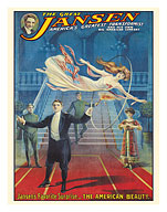 The Great Jansen - America’s Greatest Transformist - The American Beauty - c. 1920 - Fine Art Prints & Posters