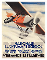 National Aviation School - Rotterdam, Amsterdam - c. 1932 - Fine Art Prints & Posters