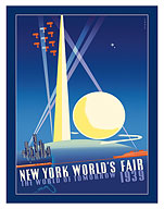 New York World’s Fair - The World of Tomorrow - c. 1939 - Fine Art Prints & Posters