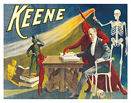 Keene - The American Magician - c. 1900 - Fine Art Prints & Posters