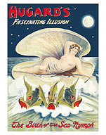 Jean Hugard Magician - The Birth of The Sea Nymph - c. 1920 - Fine Art Prints & Posters
