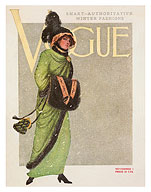Fashion Magazine - November 1, 1910 - Smart-Authoritative Winter Fashions - Fine Art Prints & Posters