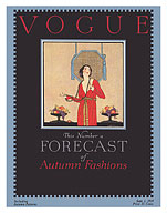 Fashion Magazine - September 1, 1919 - Forecast of Autumn Fashions - Fine Art Prints & Posters