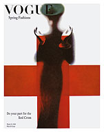 Fashion Magazine - March 15, 1945 - Red Cross Spring Issue - Fine Art Prints & Posters