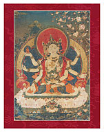Ushnishavijaya - Long Life Buddhist Tantric Deity - Giclée Art Prints & Posters